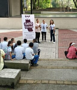 ENCUENTRO CON EL COLEGIO CARLOS CASTRO SAAVEDRA DEL CORREGIMIENTO PUERTO CALDAS